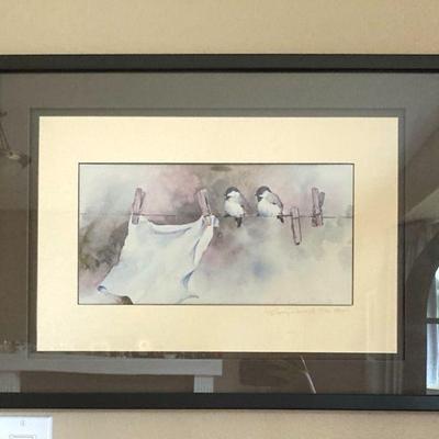 Signed and editioned sunny daniel s print