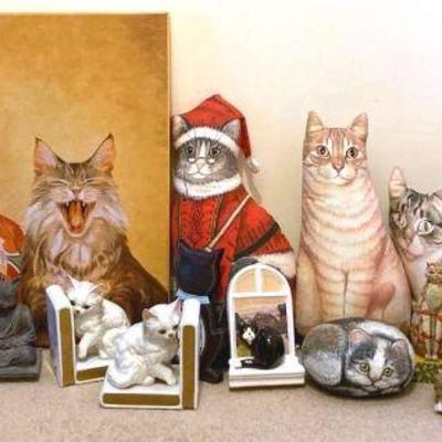 Limited edition shelly wilkerson cat print and cat decor