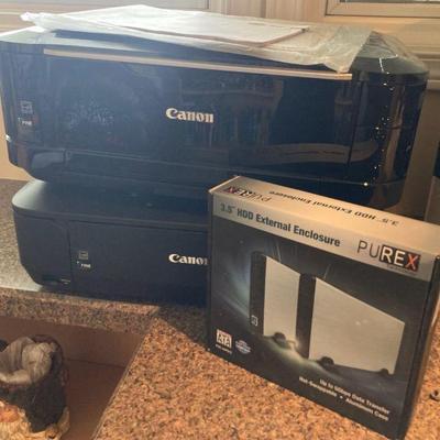 Canon printers and external enclosure