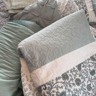 Madison park brand linens others in green hues