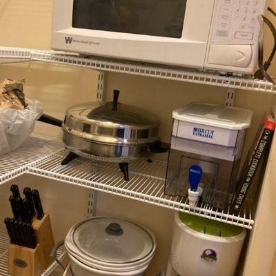Microwave crockpot, brita pitcher