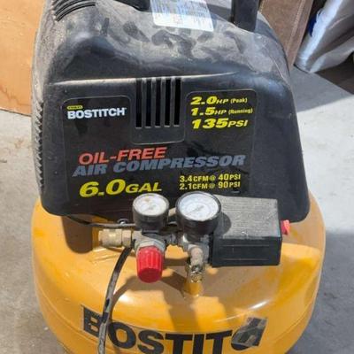 Bostitch air compressor lot 2