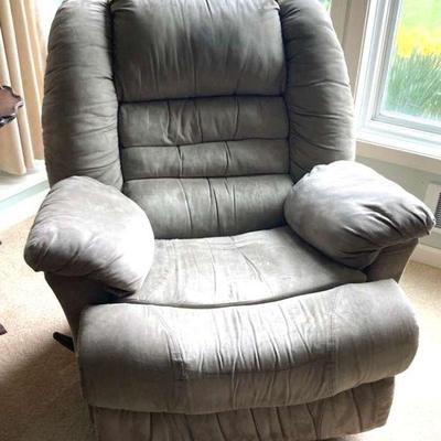 Microfiber rocker recliner