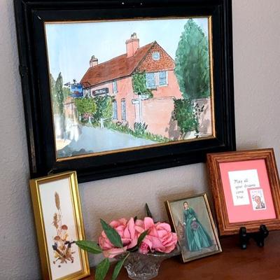 Original cottage painting other pieces