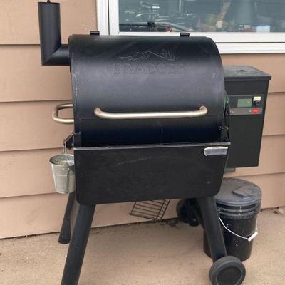Traeger wood pellet smoker
