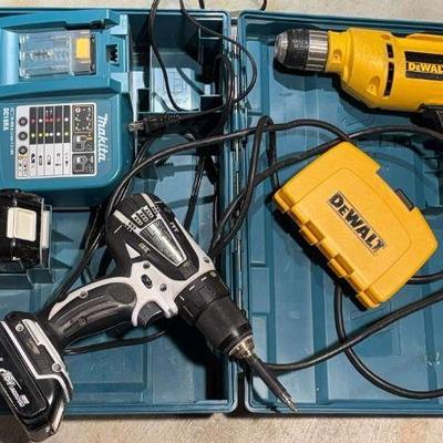 Makita cordless drill dewalt drill