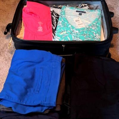 Casual plus size clothing suitcase