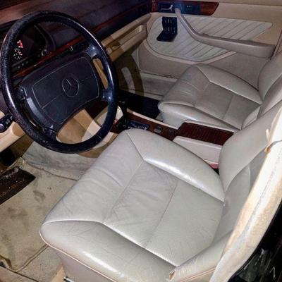 Leather interior