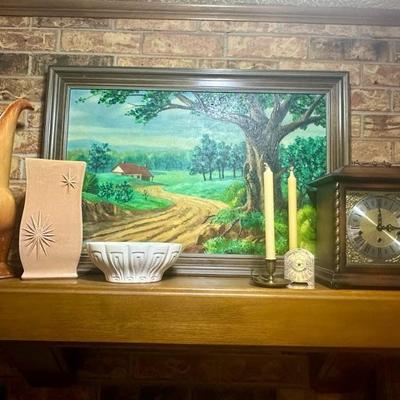 RedWing Starburst & Haeger pottery.  Original Art
