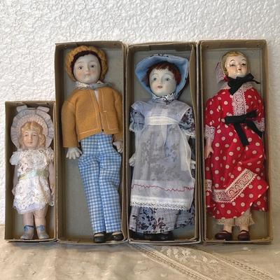 Vintage Porcelain & Bisque Porcelain Dolls