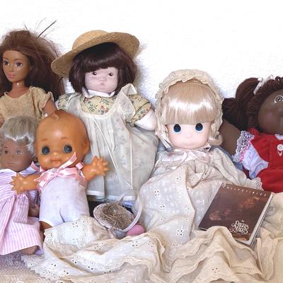 Collection Of Vintage Dolls, Precious Moments, Cabbage Patch, Daisy Kingdom & More