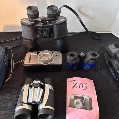 Canon Z115 Camera w/Binocular Sets