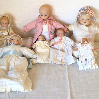 7 Baby Dolls-  Some Porcelain