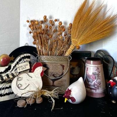 Chickens! - Wood, Ceramic & Metal 