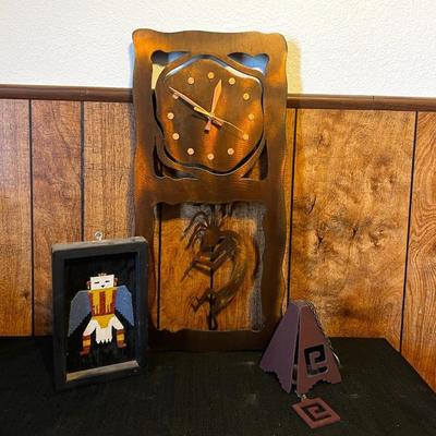 Kokopelli Clock & Decor