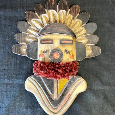 Large Handmade "Morning Star" Kachina Head