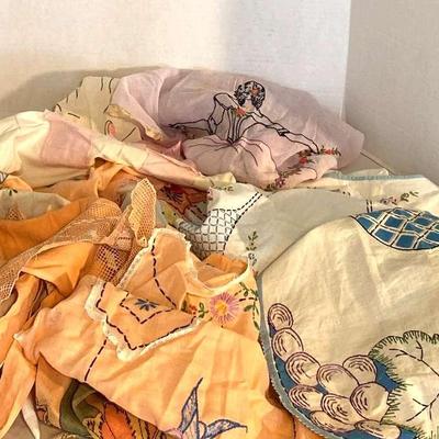 Vintage Handmade & Embroidered Aprons