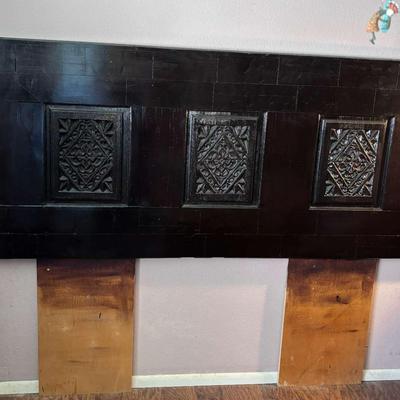 Black Painted Door/Headboard