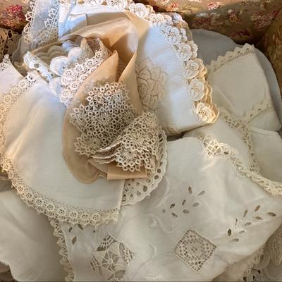 Vintage Doll Bodices, Collars, Other Handmade Goods