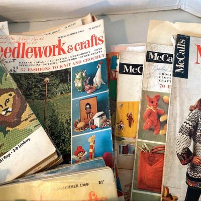 Vintage Mccalls NeedleWork And Crafts Magazines 1920s -  70s