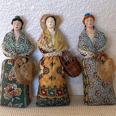 Vintage Village Ladies Pincushions 