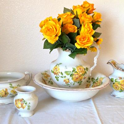 Vintage Yellow Rose China 