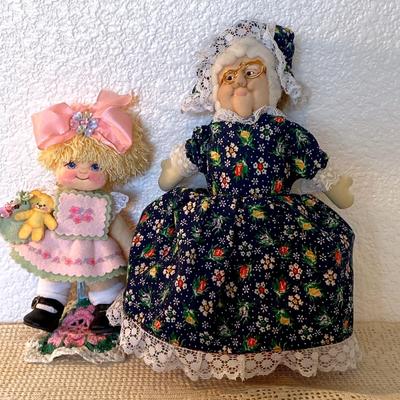 Izzie Frizzie Doll & Little Red Ridinghood/Grandma/Wolf Topsy Turvy Dolls