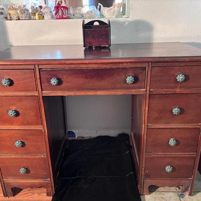 Vintage 7 Drawer Desk