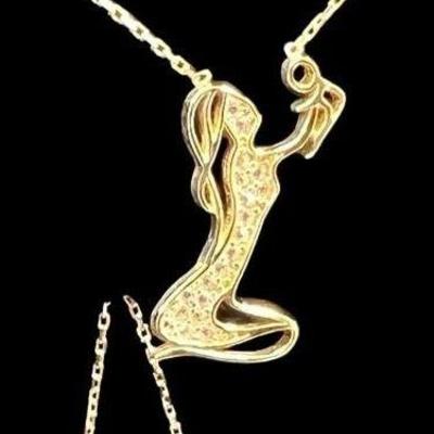 Beautiful 14K gold necklace - with tags