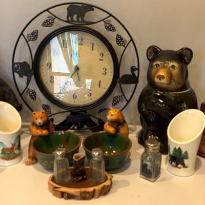 Happy Kitchen Bears: Clock, Cookie Jar, Tissue Box, & More 