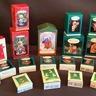 Collection of Hallmark Keepsake Christmas Ornaments 