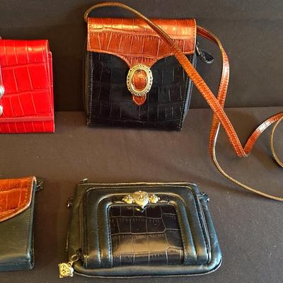 2 Brighton crossbody purses and 2 wallets