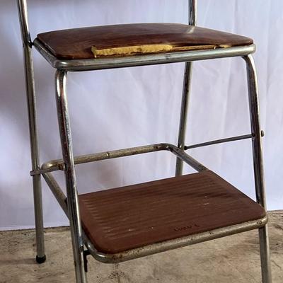 Vintage Cosco Step Stool/ Folding Chair