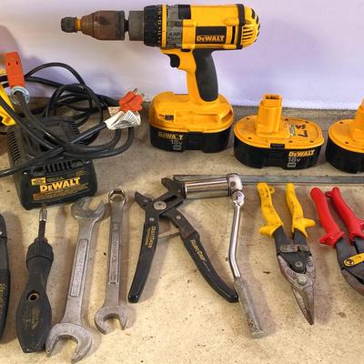 DeWalt and Craftsman Shed Tool Lot 