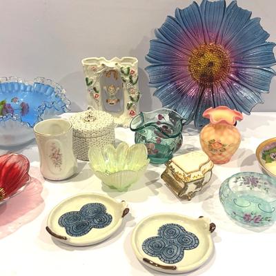 A Collection Of Glass And Ceramic Pretties
