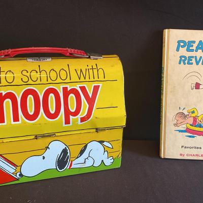 Vintage Snoopy Lunchbox & THERMOS + Book 