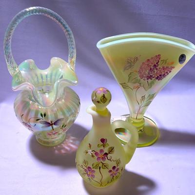 Fenton Handpainted Pieces
