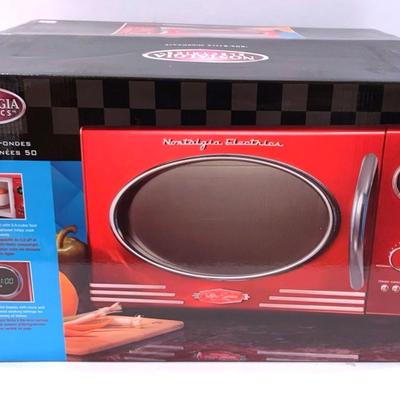 Nostalgia Electrics 50s Style Microwave - Unopened - Lot 2