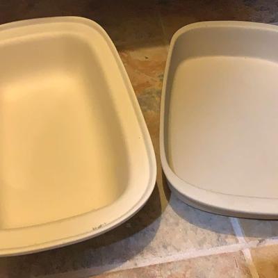 Pampered Chef Family Heritage Lot Of 2 Baking Pans, Never Used