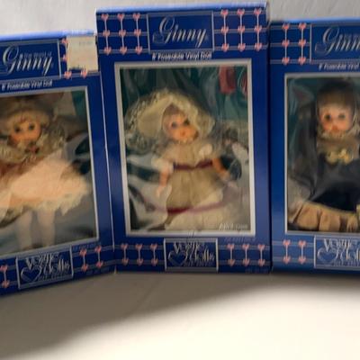 Ginny 8” Poseable Dolls-(Antique Lace,Little One,April,Holiday Girl,Ice Princess)