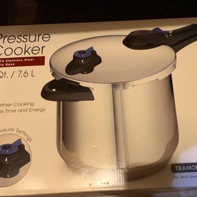 Tramontana Select Pressure Cooker 8 Quart Stainless Steel