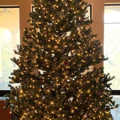 10 Foot Lighted Christmas Tree (assembled) With Stand