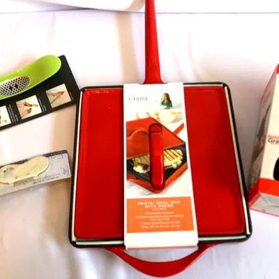Ready For Italian Cooking? Panini Press, Greater Garlic, Rocker, And Can Opener.