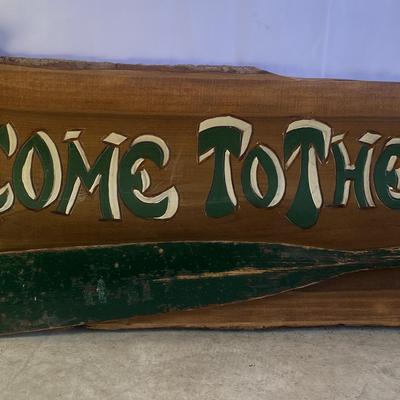 Welcome to the River SIGN