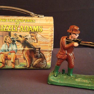 Vintage Grizzly Adams Lunchbox + Thermo Bottle, Replica Bank