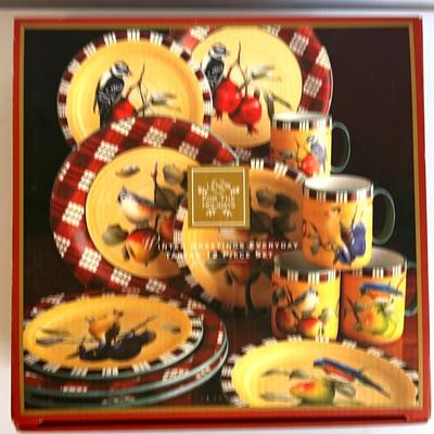 Lenox “Winter Greetings” Everyday Tartan 12 Piece Dish Set - Never Used