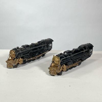 (2pc) EARLY LIONEL DIE CAST LOCOMOTIVES | l. 12 in