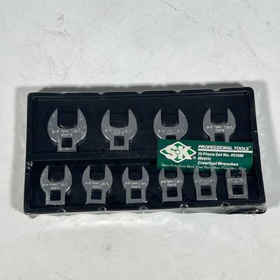 (1pc) S-K Set of Crowfoot Wrenches | S-K ten piece set of metric crowfoot wrenches

