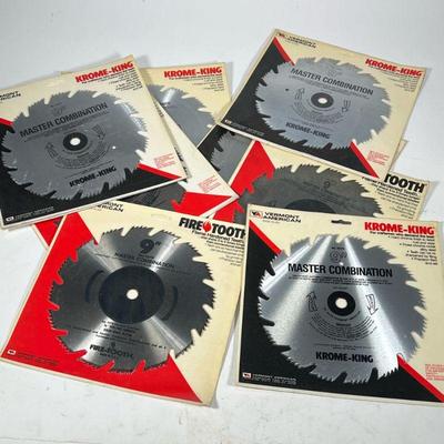 (9pc) VERMONT AMERICAN 9” SAW BLADES | Including hollow ground planer and master combination

