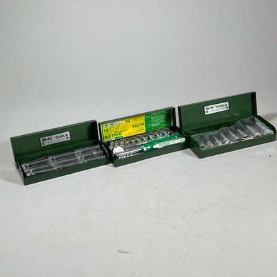 (3pc) S-K socket Sets | Each new in box with original seal, including SK socket extenders, SK small socket set, and SK deep sockets- h....